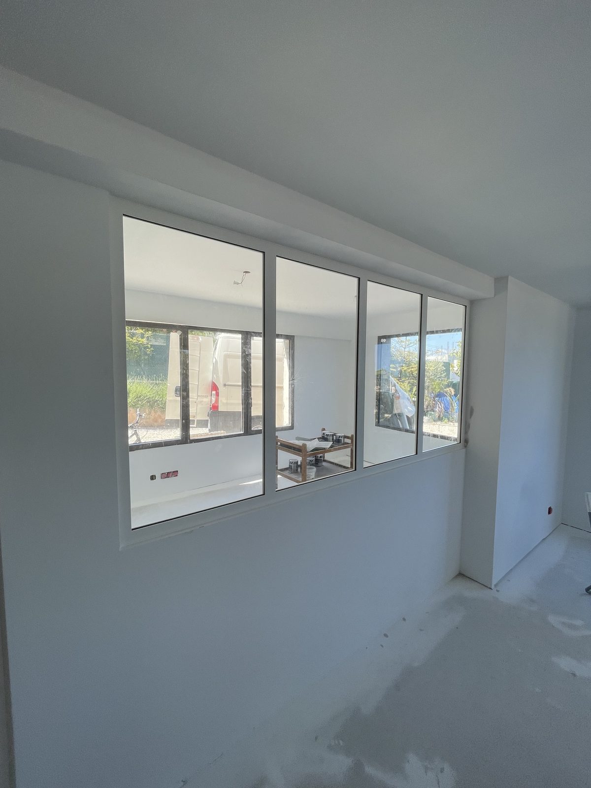 Verrière d'atelier à cadre acier
